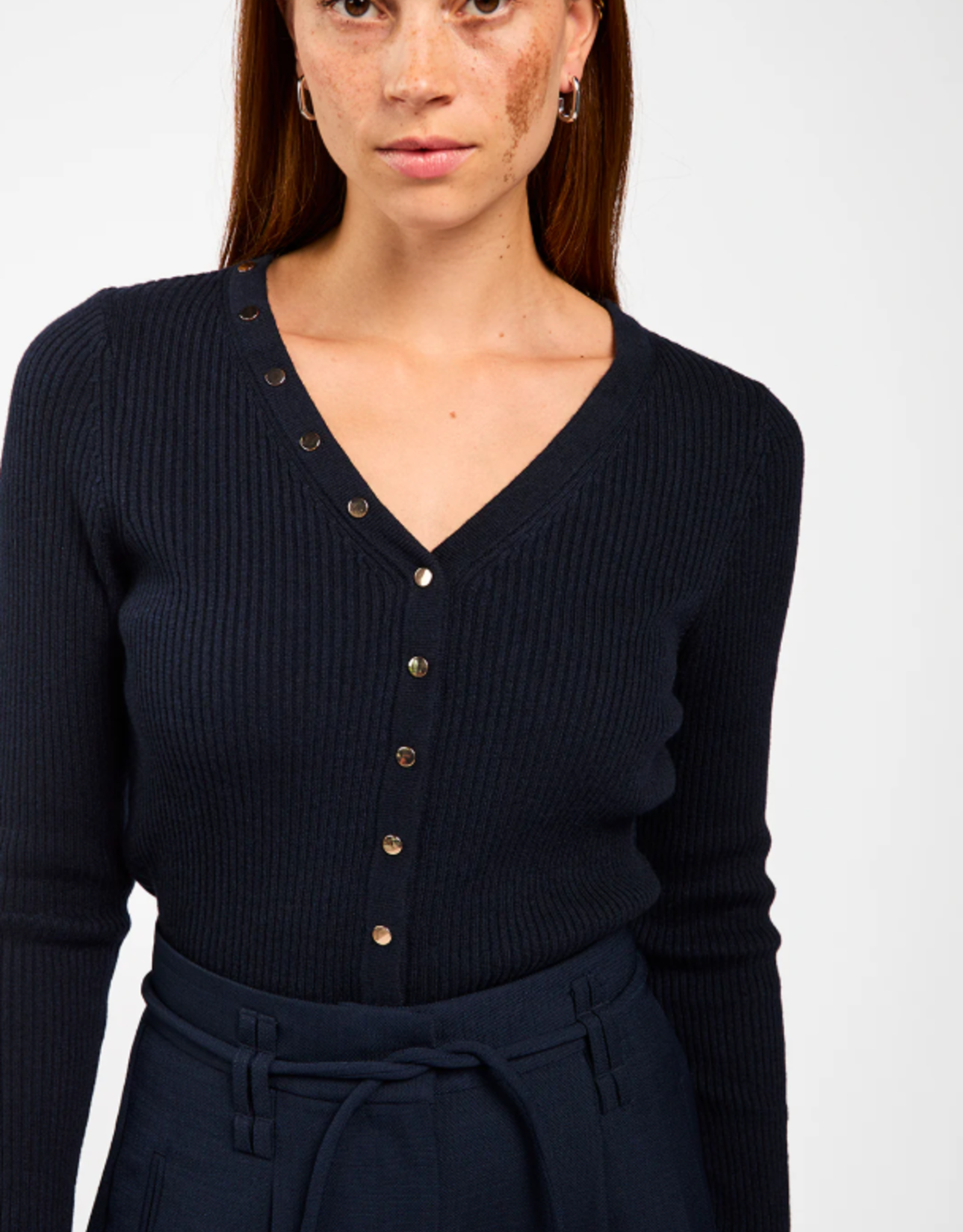 Aaiko Amalia Cardigan Night Blue