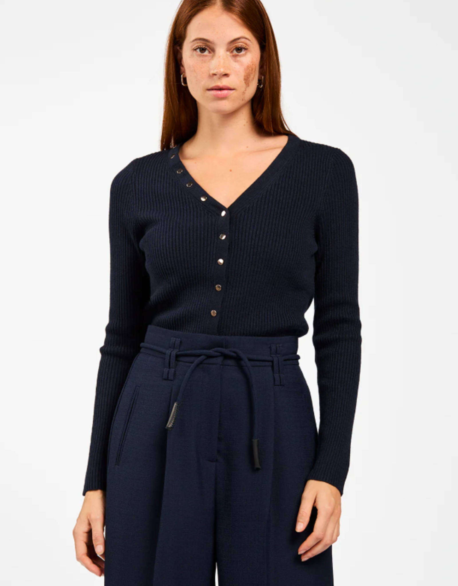 Aaiko Amalia Cardigan Night Blue