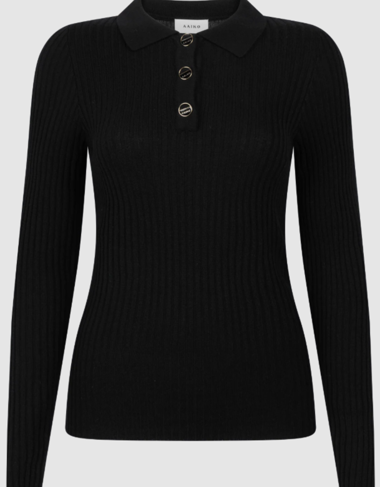 Aaiko Flores Sweater Black