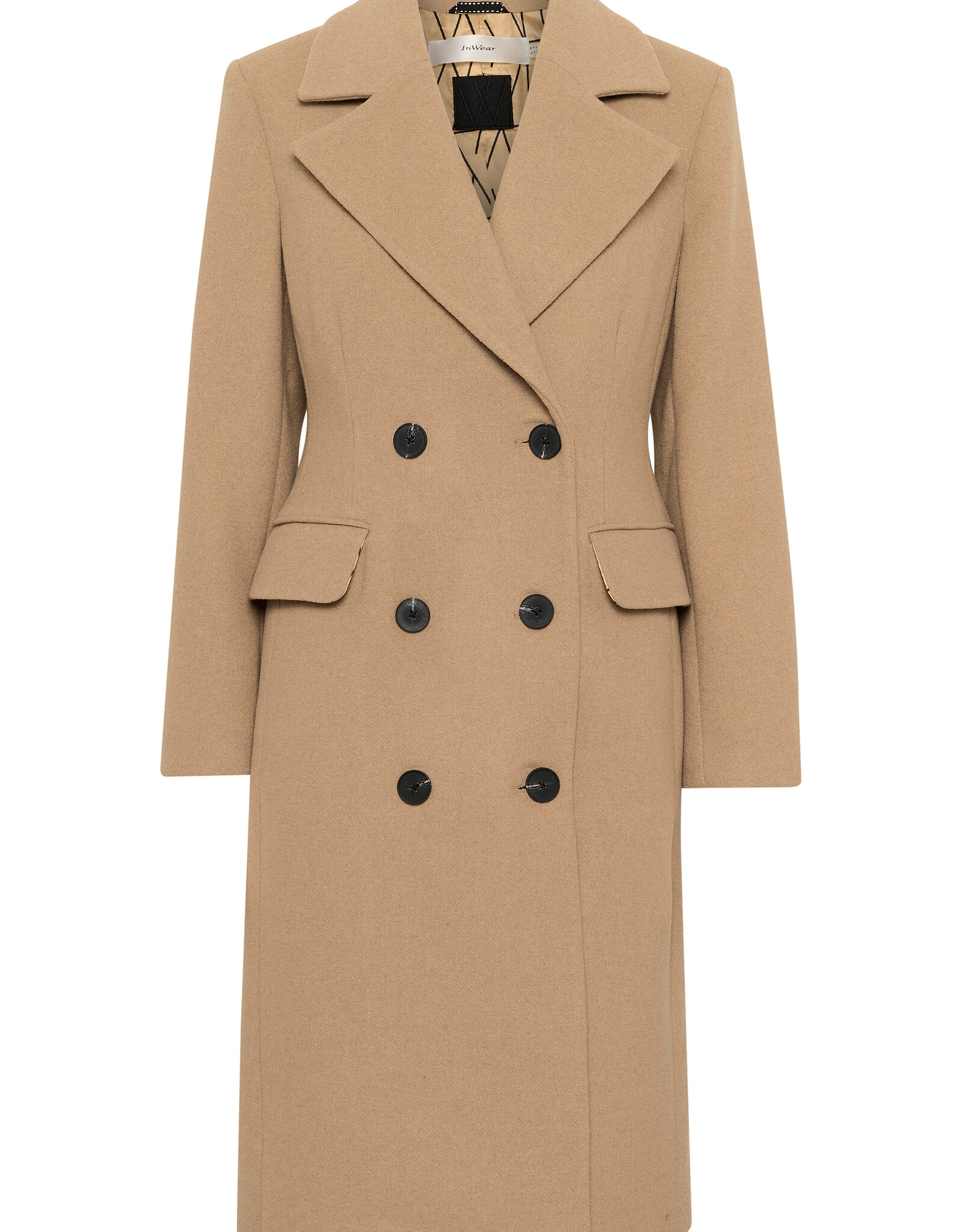 InWear Thora Lapel Coat R Tobacco Brown