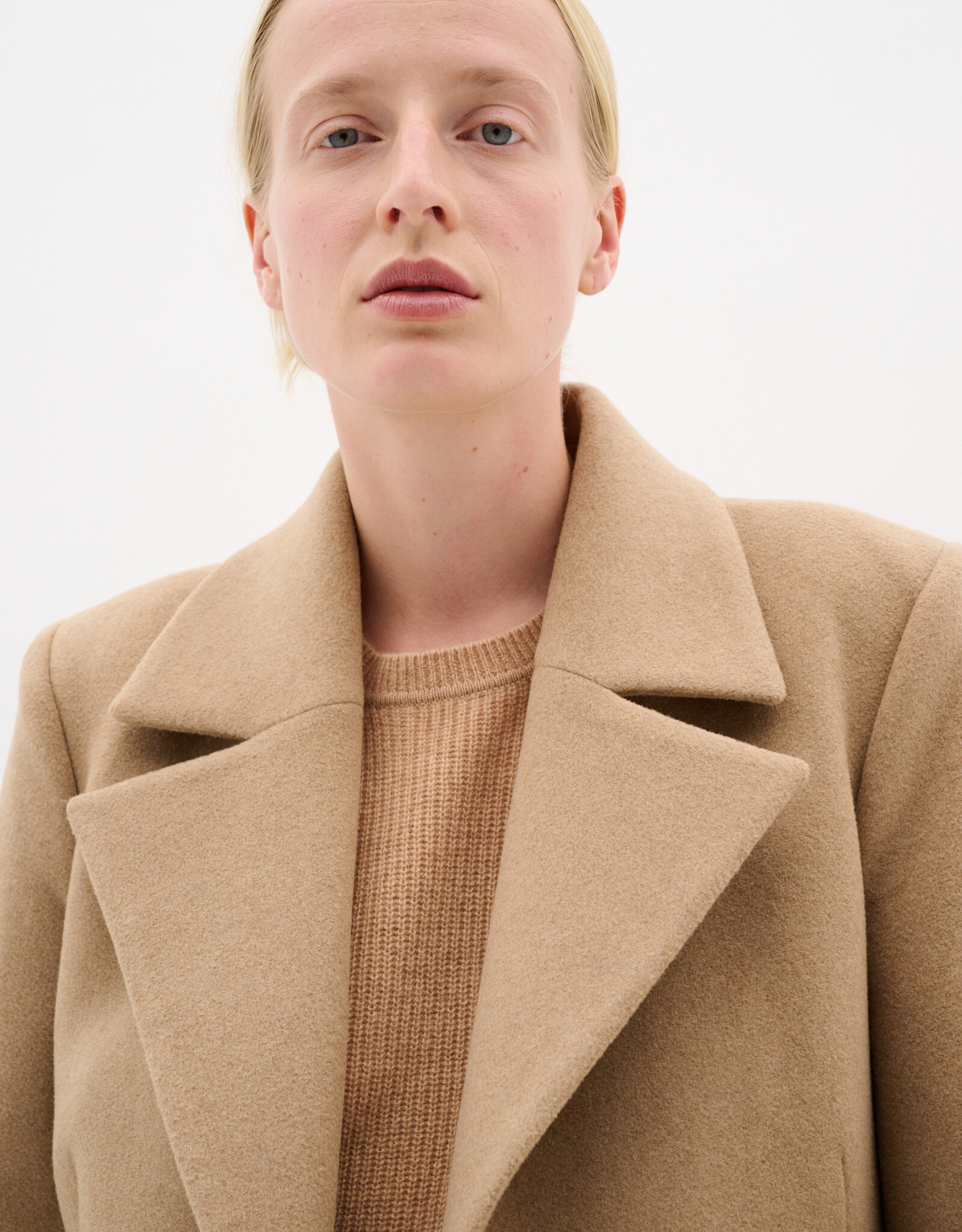 InWear Thora Lapel Coat R Tobacco Brown