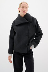 InWear Perry Short Coat R Dark Grey Melange