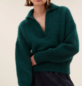 By Bar Polo Pullover Dark Green