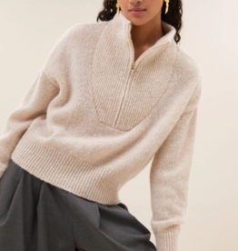 By Bar Boxy Beau Pullover Chalk
