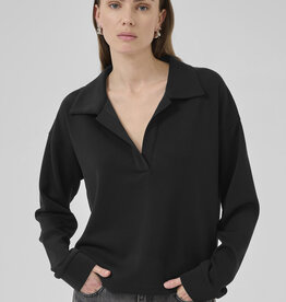My Essential Wardrobe Helle Polo Blouse Black