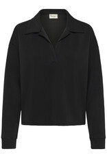 My Essential Wardrobe Helle Polo Blouse Black