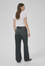 My Essential Wardrobe The Louis 139 High Wide Dark Blue Dirty Wash