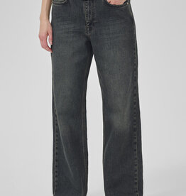 My Essential Wardrobe The Louis 139 High Wide Dark Blue Dirty Wash