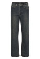 My Essential Wardrobe The Louis 139 High Wide Dark Blue Dirty Wash