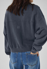 My Essential Wardrobe Meta Short Sweat Jacket Dark Grey