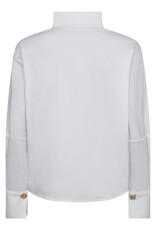 Co'Couture Sanna Asym Button Blouse White