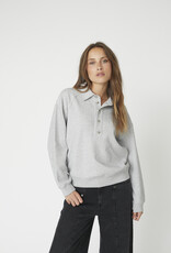 Co'Couture Dengi Polo Sweat Pale Grey