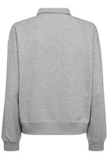 Co'Couture Dengi Polo Sweat Pale Grey