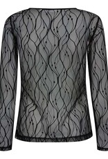 Co'Couture Mercy Mesh O-Blouse Black