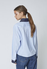Co'Couture Nelson Stripe Shirt Pale Blue