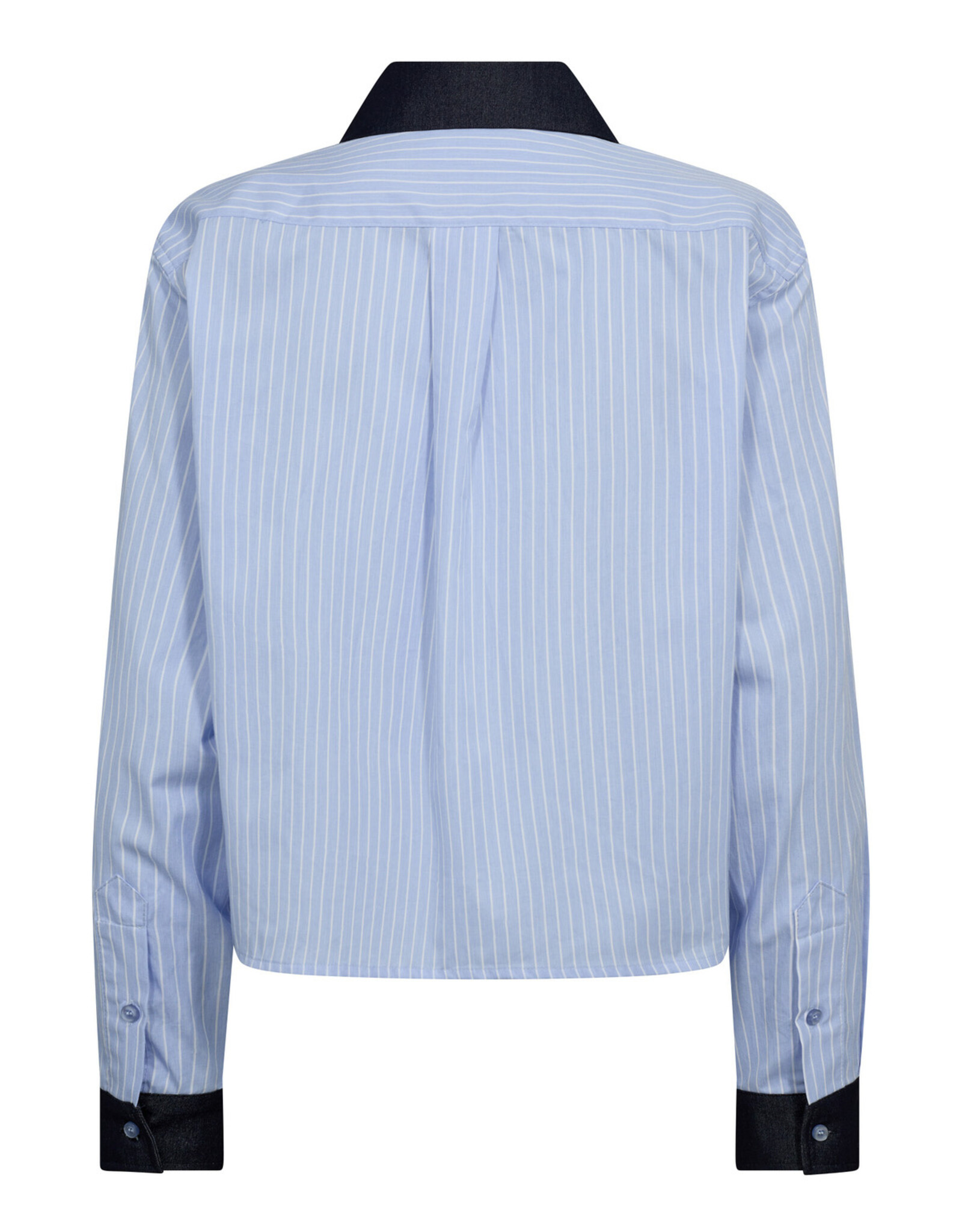 Co'Couture Nelson Stripe Shirt Pale Blue
