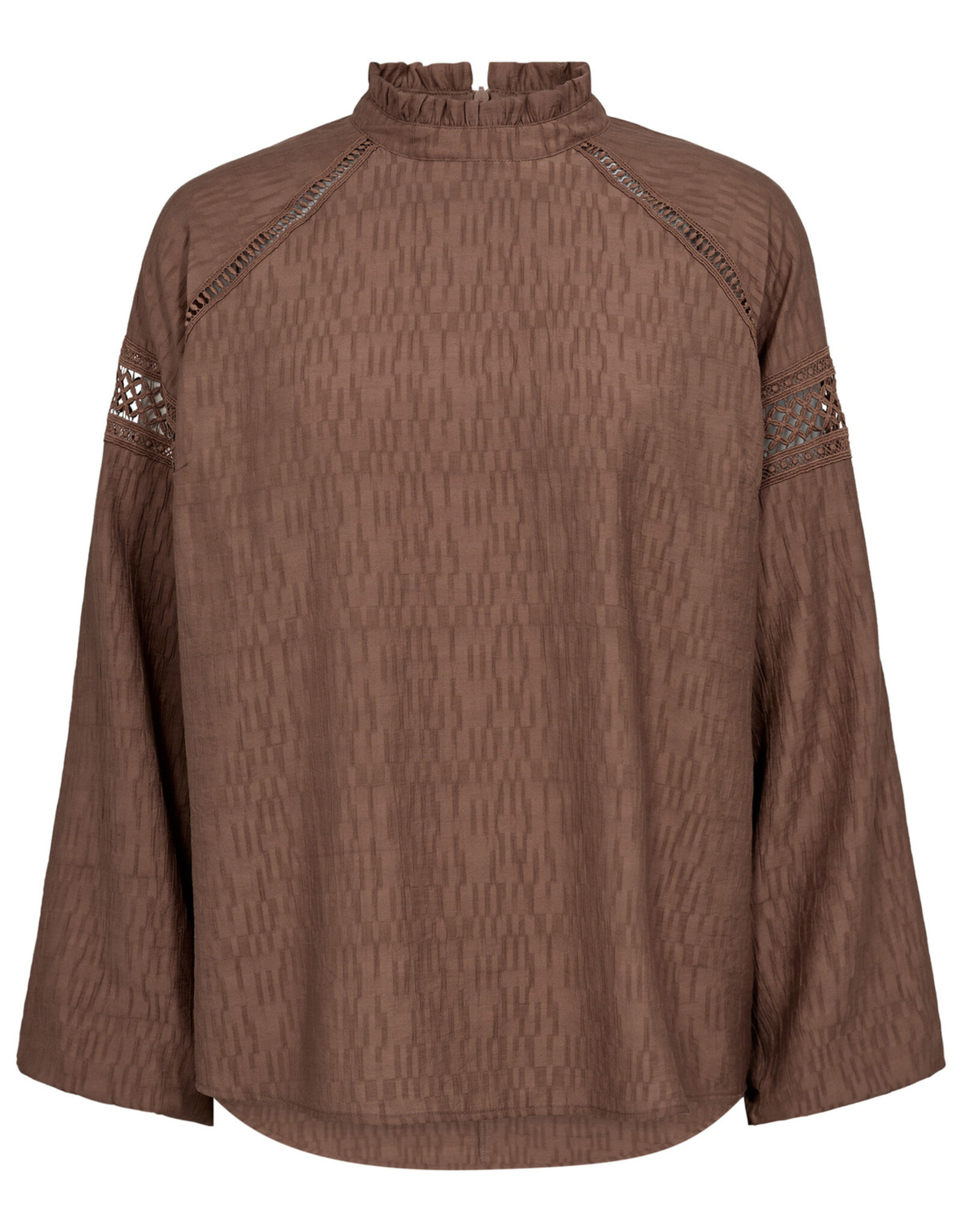 Co'Couture Nara Balloon Blouse Chocolate