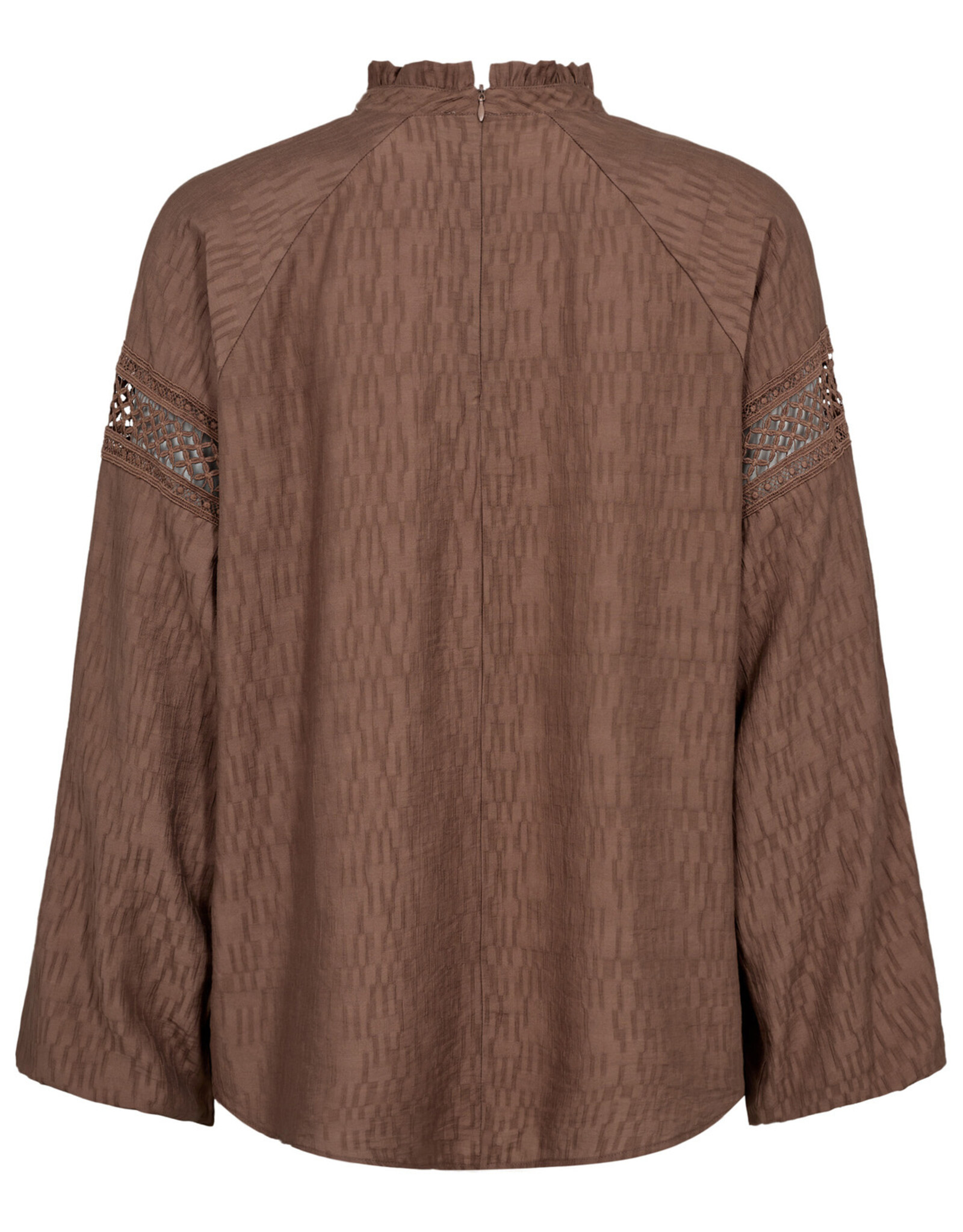 Co'Couture Nara Balloon Blouse Chocolate