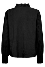 Co'Couture Shina Frill LS Shirt Black