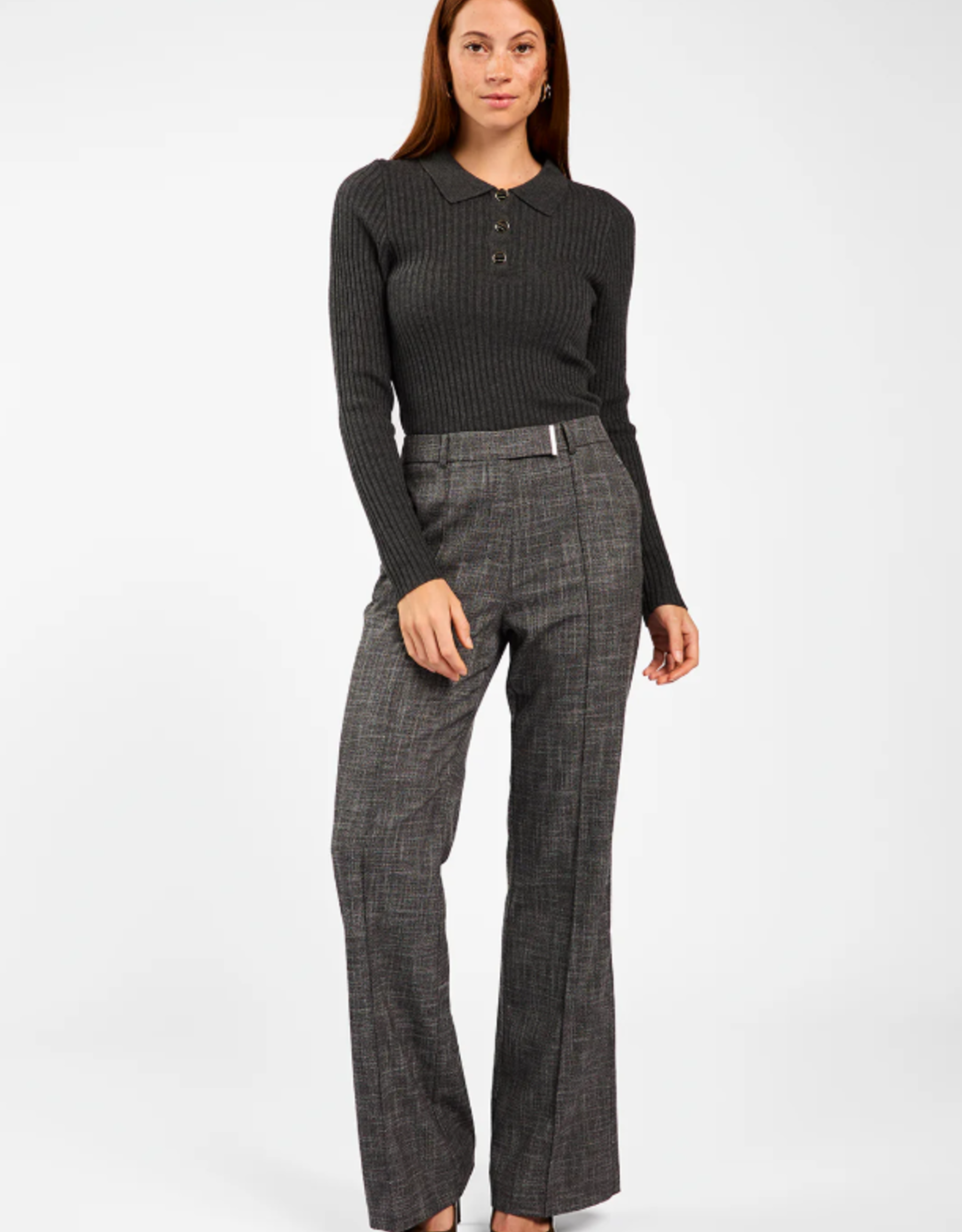 Aaiko Flores Sweater Antra Grey