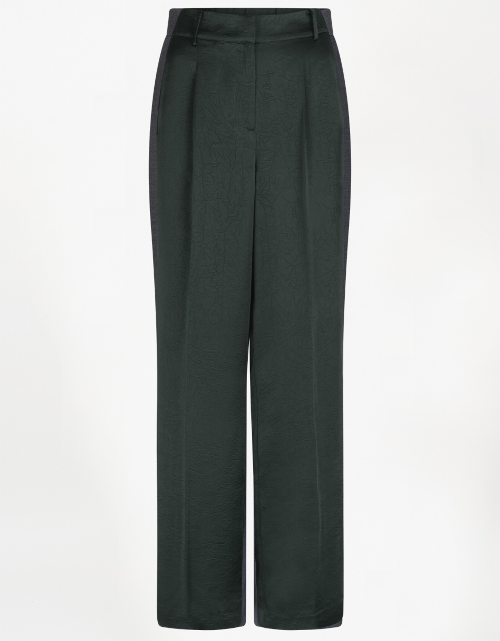 Dante 6 Jules Creased Satin Pants Midnight Green