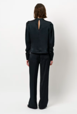 Dante 6 Jules Creased Satin Pants Midnight Green