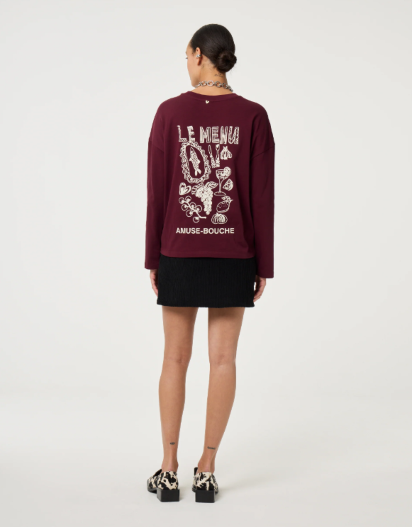 Fabienne Chapot Phileine T-shirt Deep Burgundy