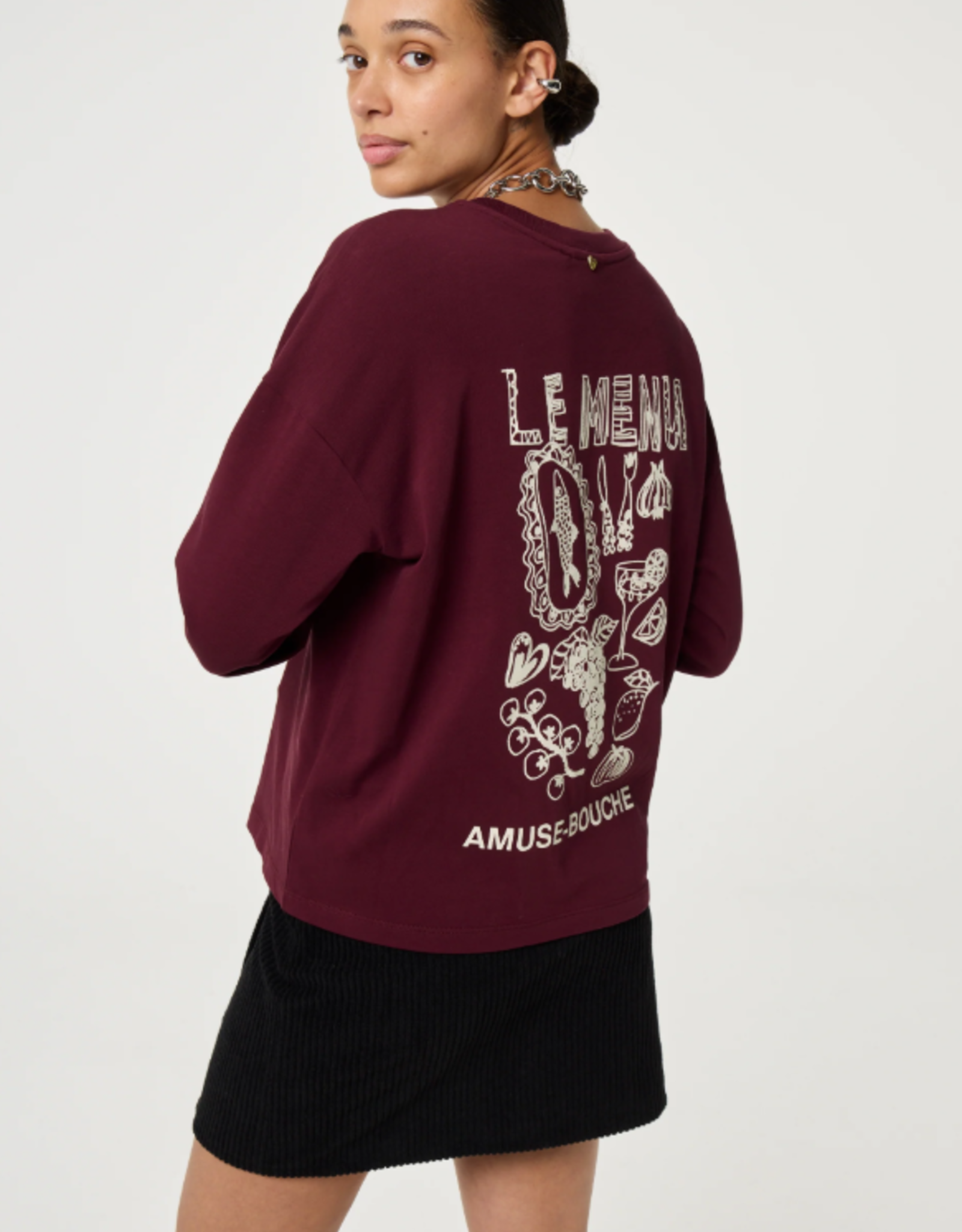 Fabienne Chapot Phileine T-shirt Deep Burgundy