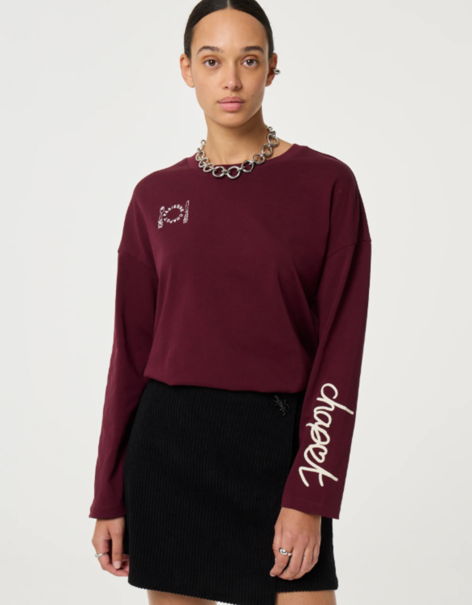 Fabienne Chapot Phileine T-shirt Deep Burgundy