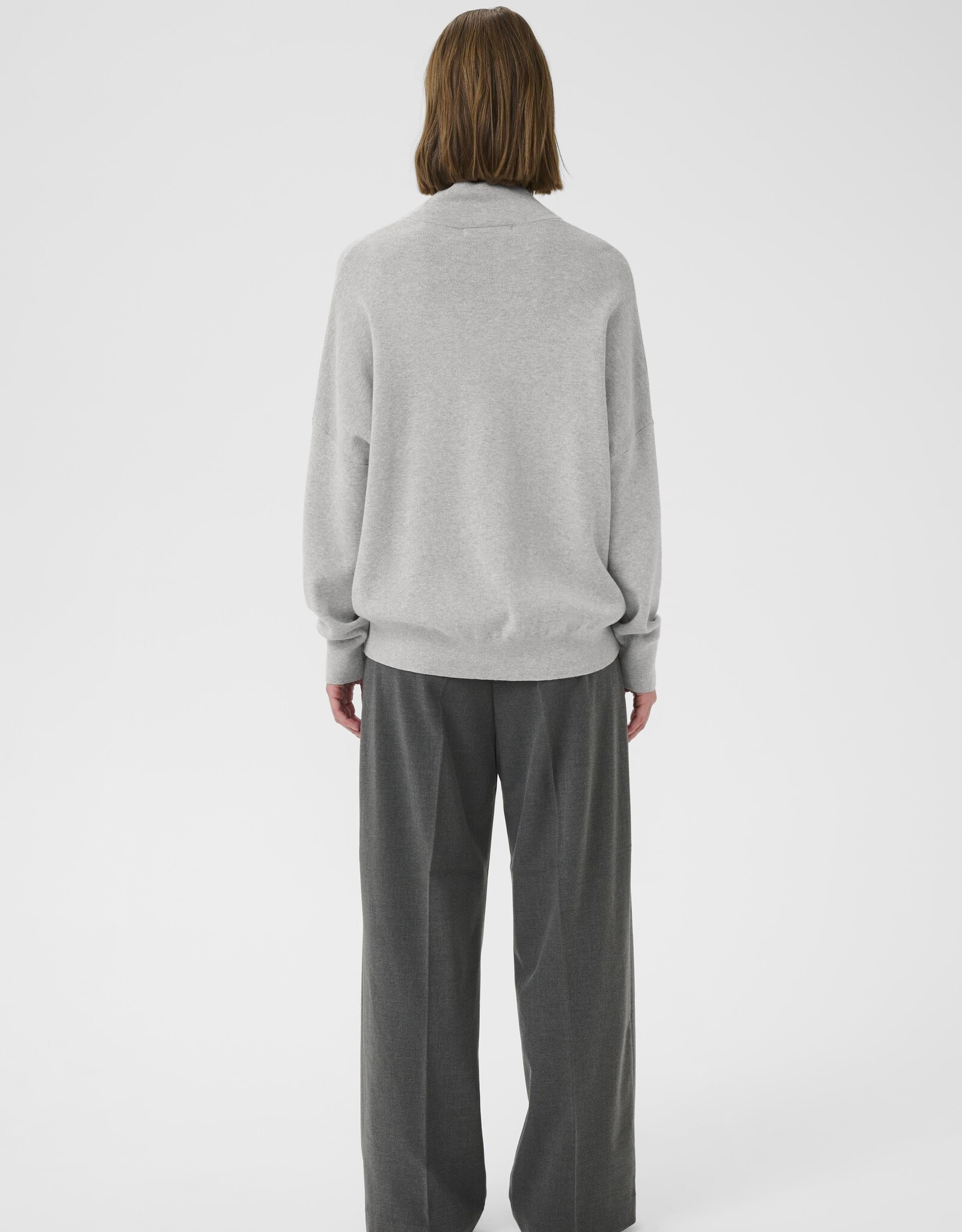 InWear Tenley Turtleneck Pullover Granite Melange