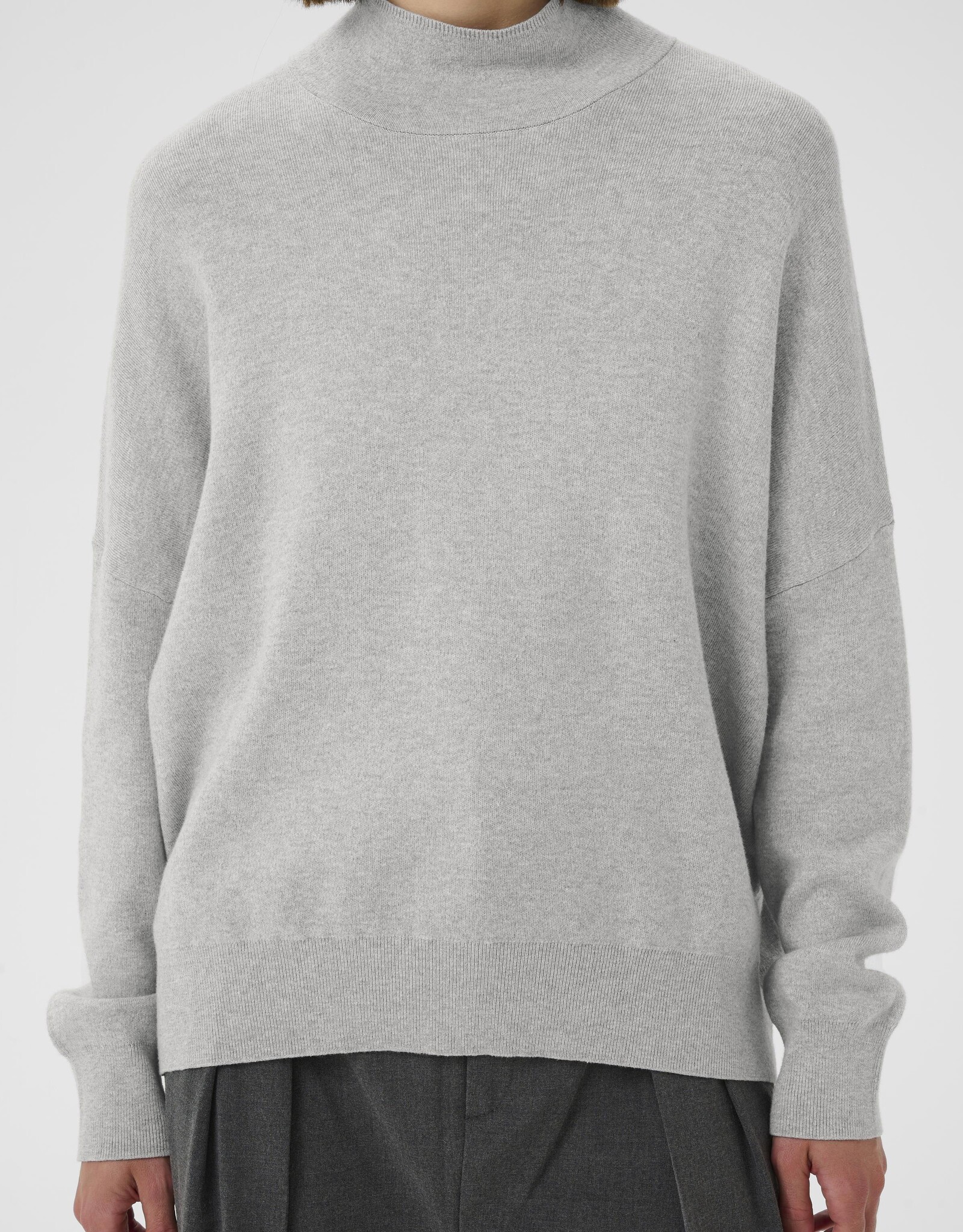 InWear Tenley Turtleneck Pullover Granite Melange