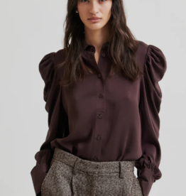 Second Female Samanta Shirt Chocolate Plum
