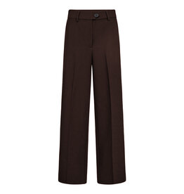 Co'Couture Vola Long Wide Pant Dark Brown