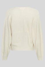 Moss Copenhagen Zinelle Hope Wrap Pullover Fog Melange