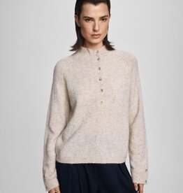 Moss Copenhagen Milania Hope M Pullover Oatmeal Melange
