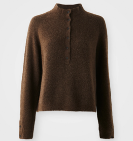 Moss Copenhagen Milania Hope M Pullover Slate Black Melange