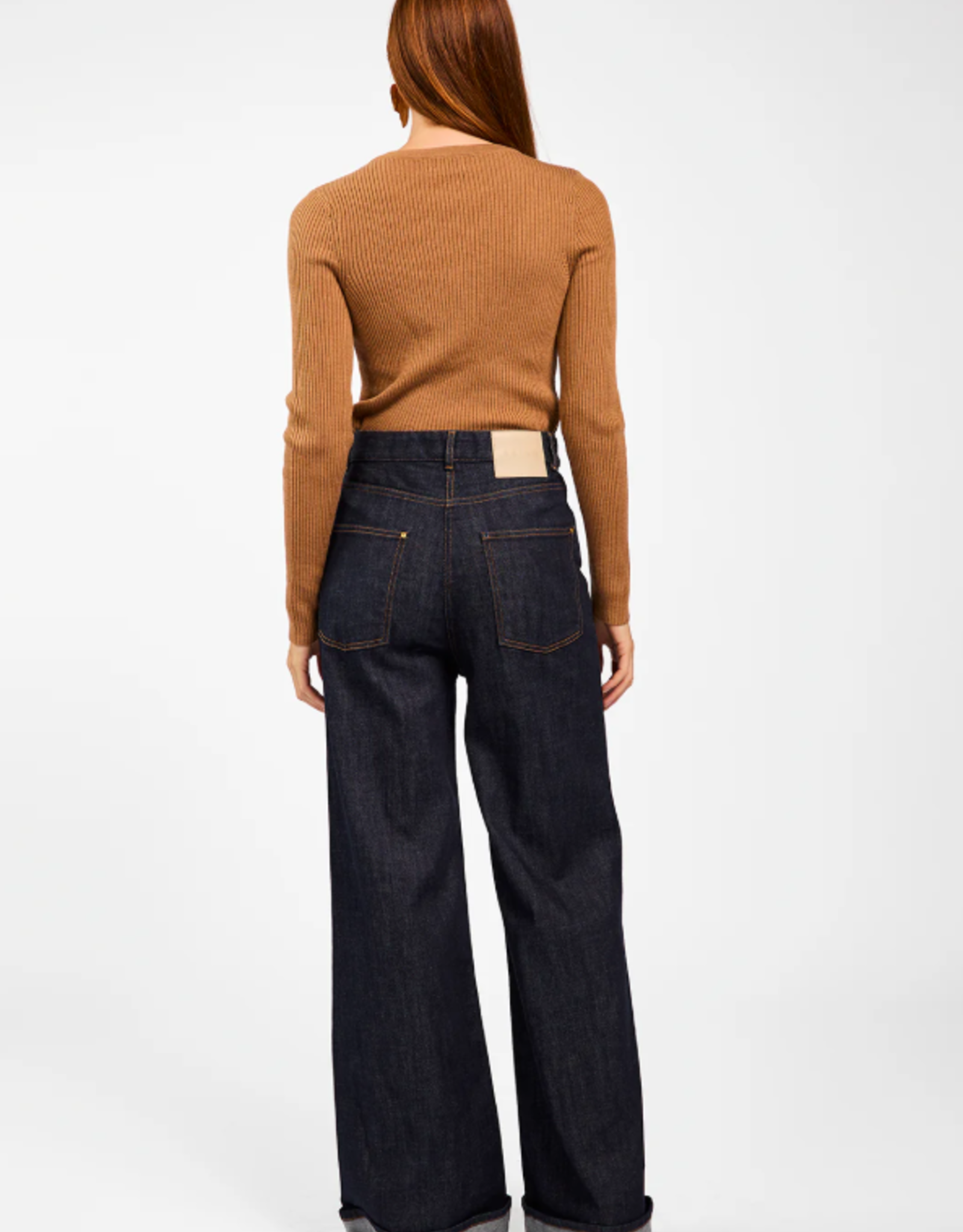 Aaiko Amalia Cardigan Bison Brown