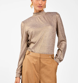 Aaiko Tory Longsleeve Top Gold