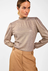 Aaiko Tory Longsleeve Top Gold