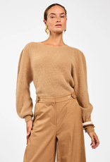 Aaiko Denize Sweater Bison Brown