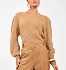 Aaiko Denize Sweater Bison Brown