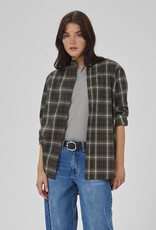 My Essential Wardrobe Marly Shirt Espresso Check