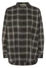 My Essential Wardrobe Marly Shirt Espresso Check