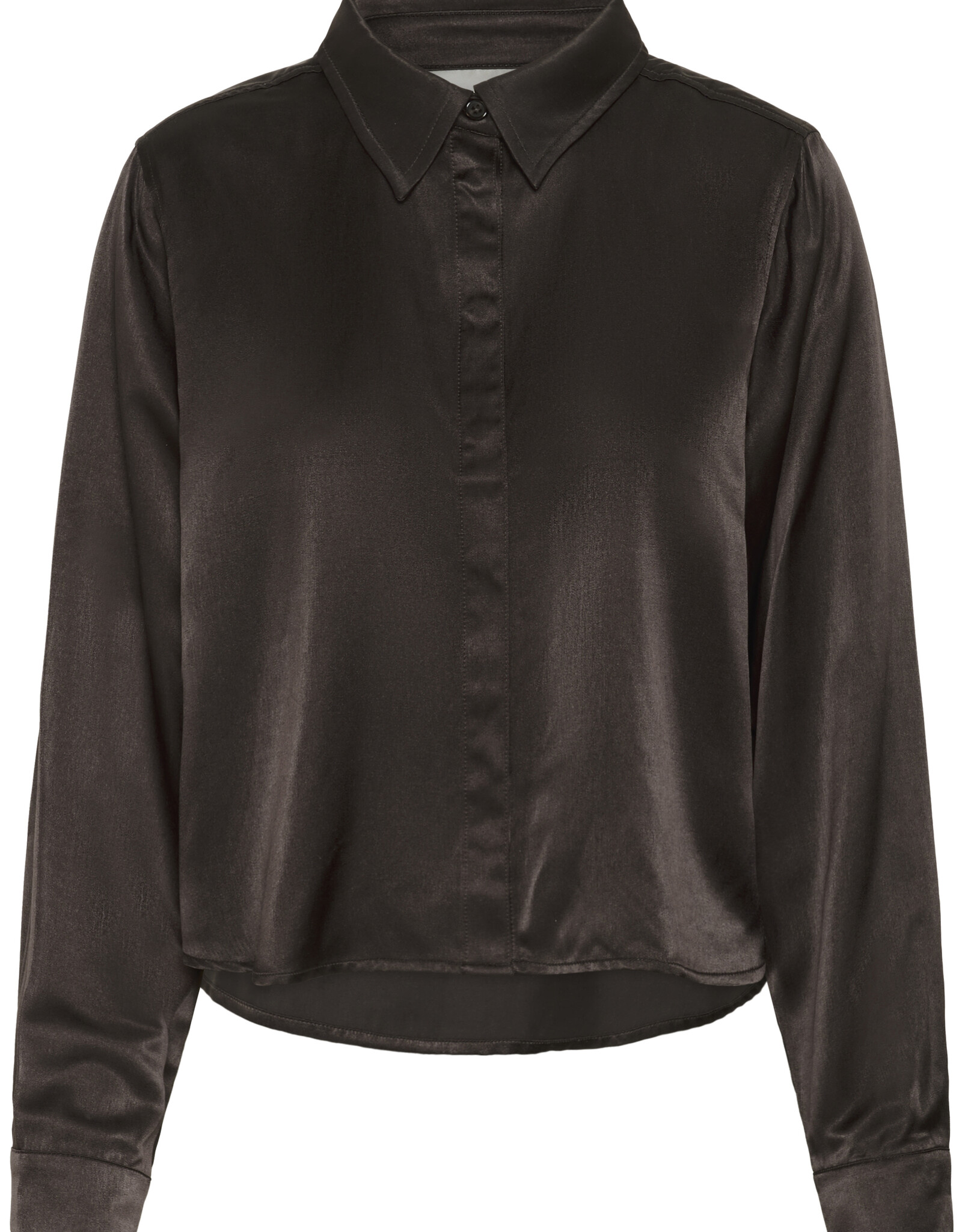 My Essential Wardrobe Estelle Short Shirt Espresso