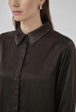 My Essential Wardrobe Estelle Short Shirt Espresso