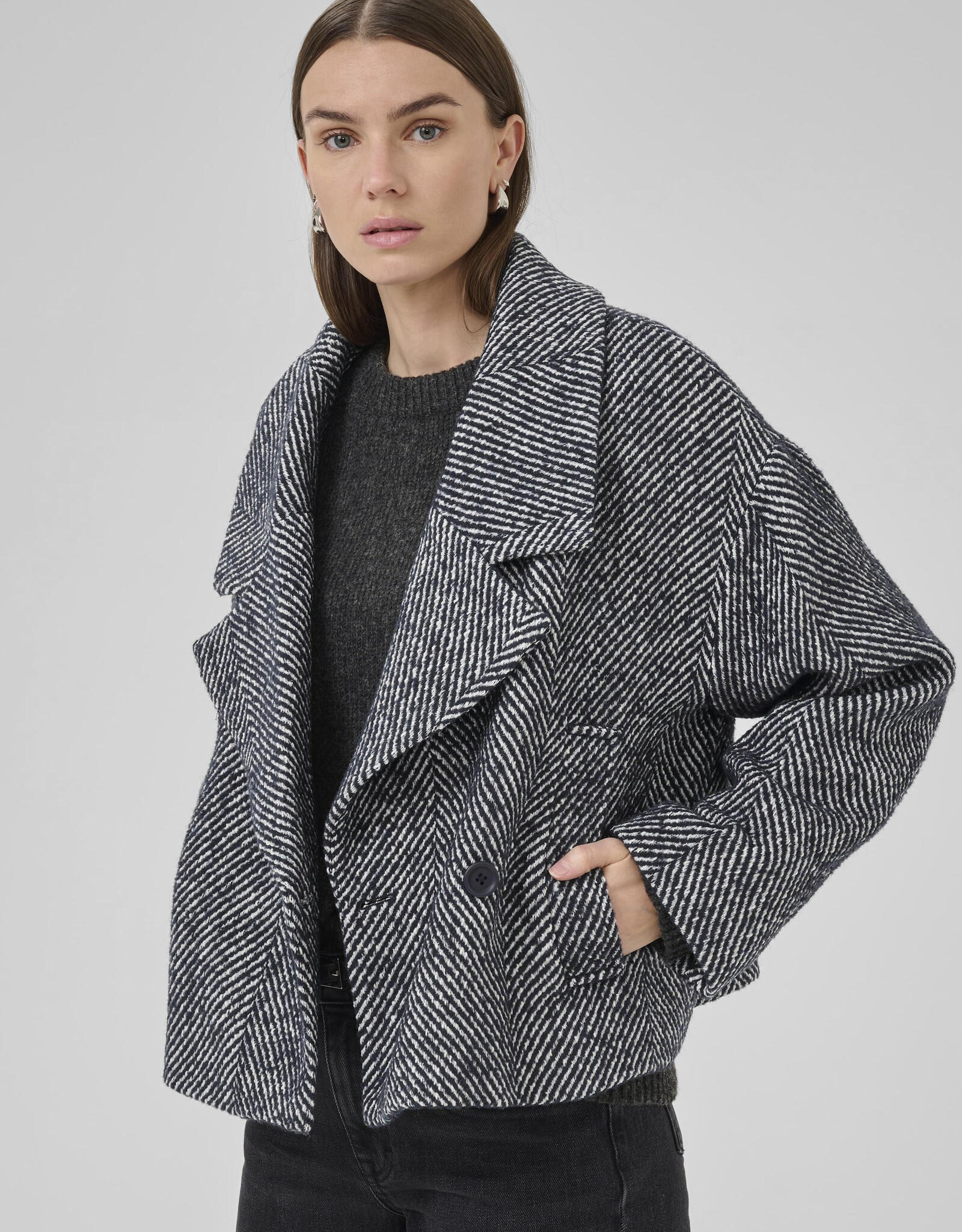 My Essential Wardrobe Maggie Short Jacket After Midnight