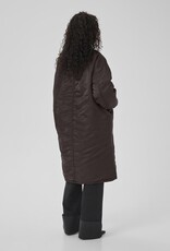 My Essential Wardrobe Helga Reversable Long Jacket Espresso