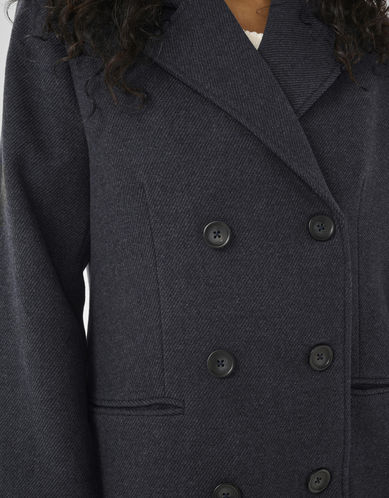 My Essential Wardrobe Frannie Short Coat After Midnight