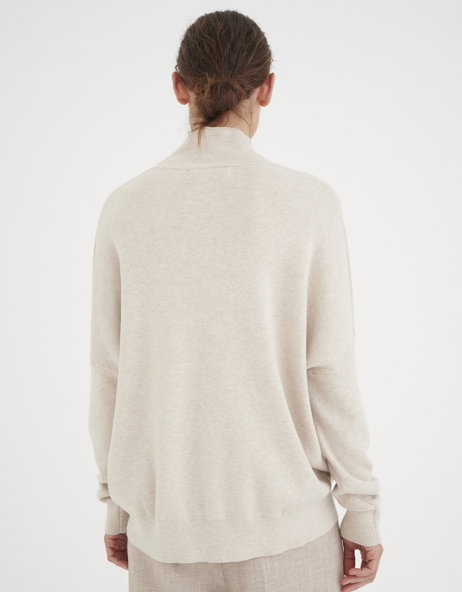 InWear Tenley Turtleneck Pullover Simply Taupe Melange