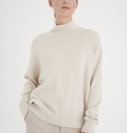 InWear Tenley Turtleneck Pullover Simply Taupe Melange